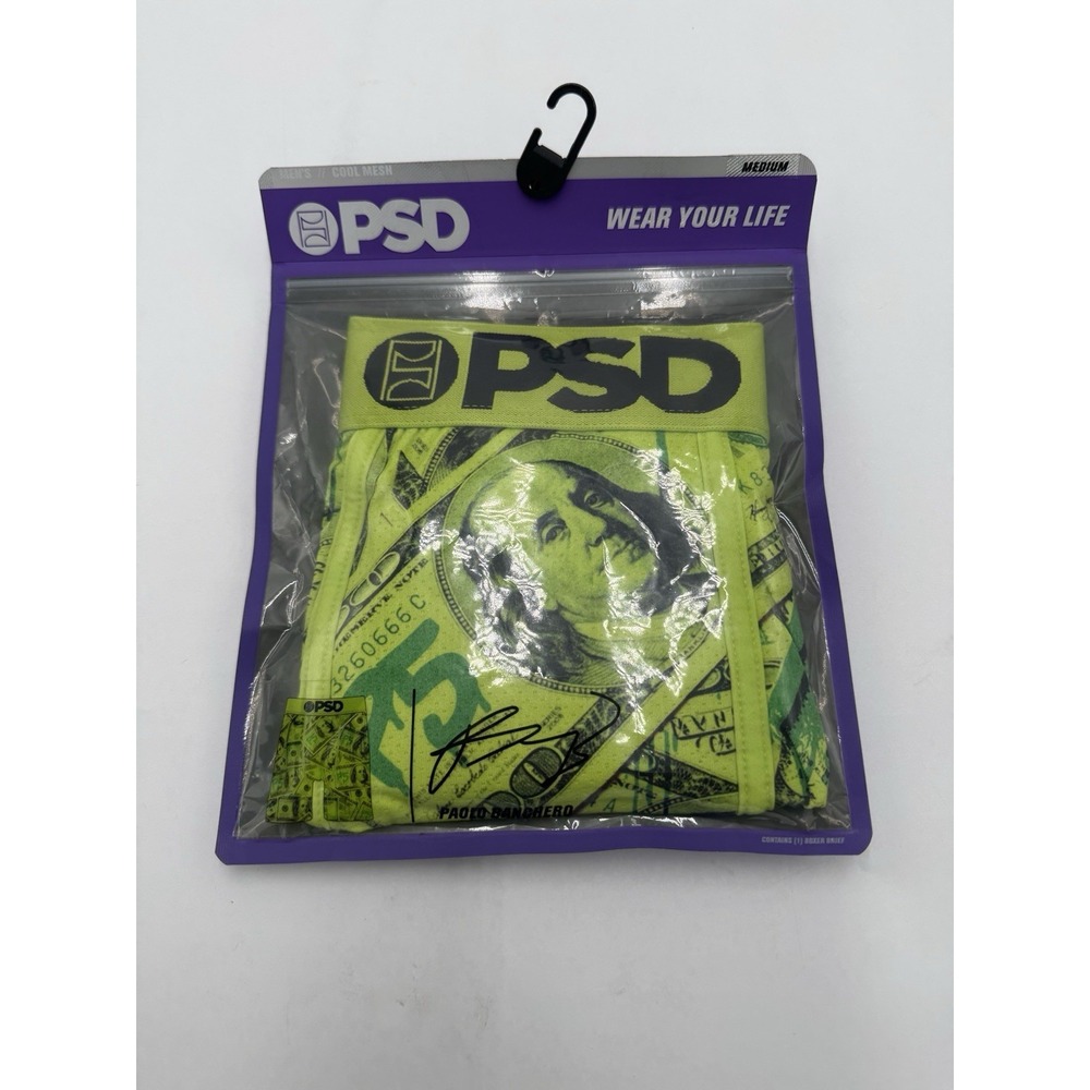 PSD Underwear Men's P5 Money Pop MM Boxer Briefs Medium NWT